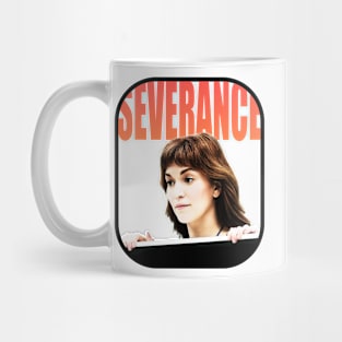 severance series Britt Lower fan works graphic design by ironpalette Mug